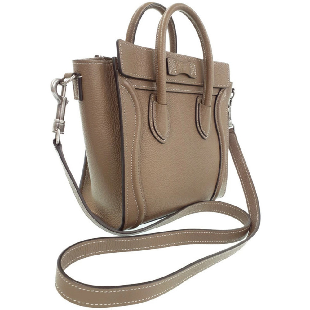 Celine Luggage Shopper Leather 2WAY Tote bag - Picture 2 of 9